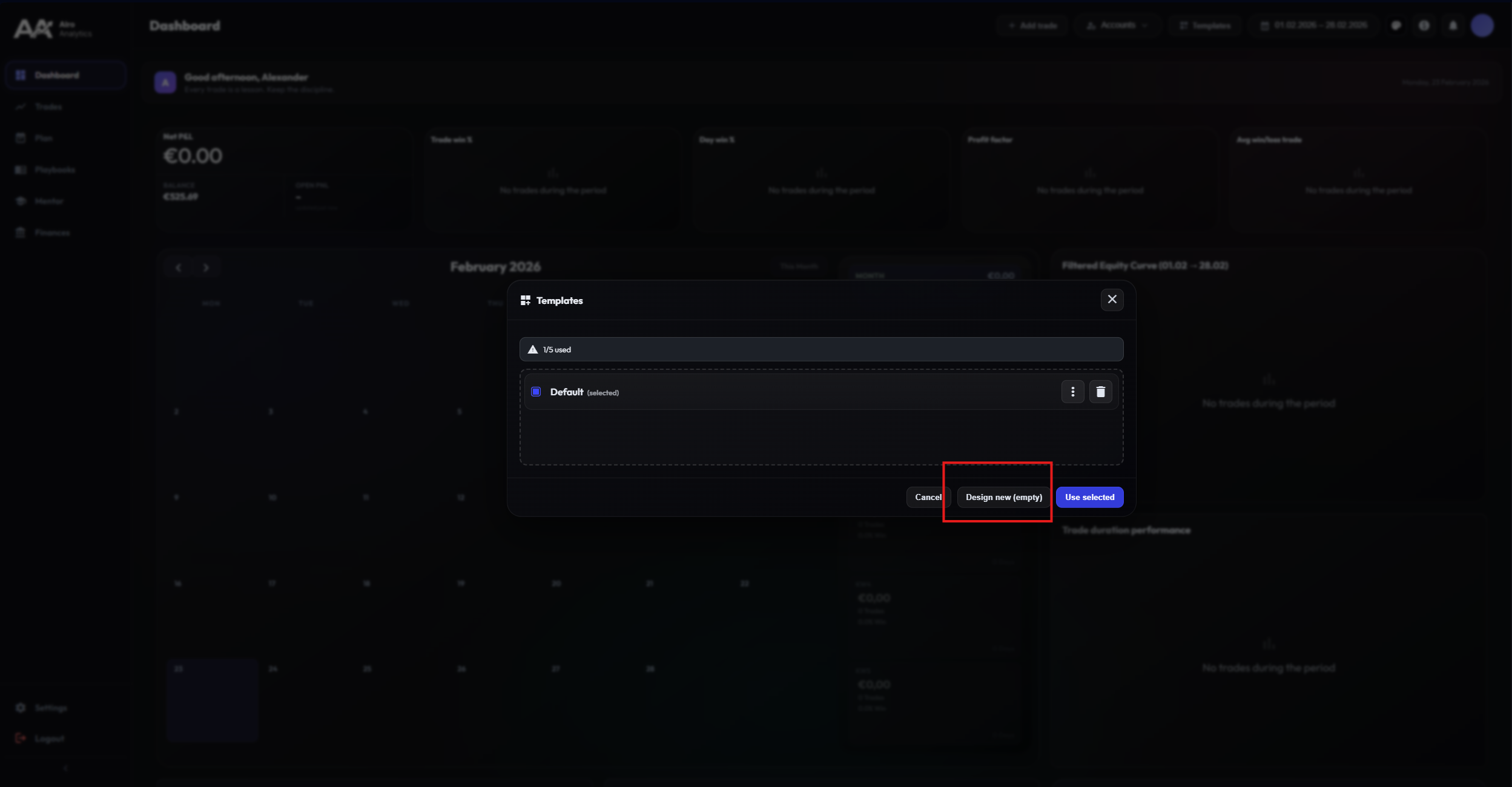 Template Configuration